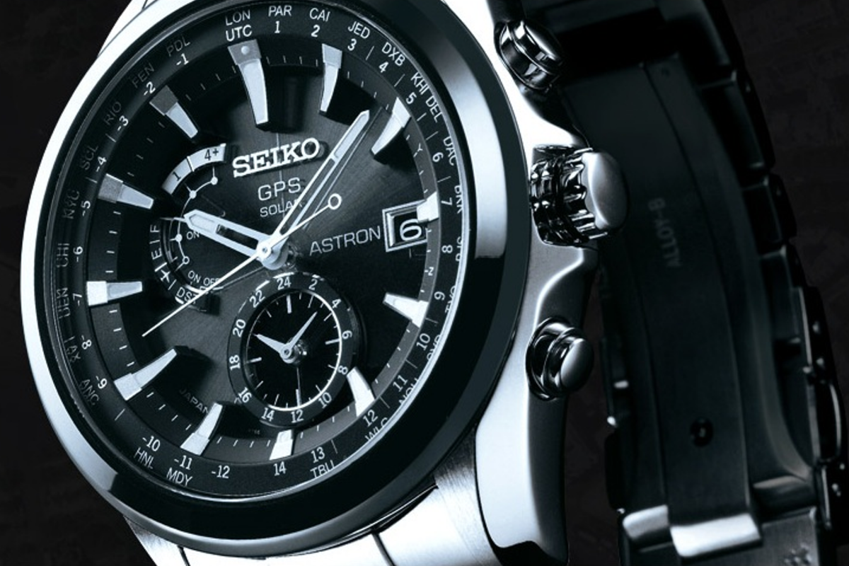 Seiko Astron watch uses GPS to set the time anywhere in the world